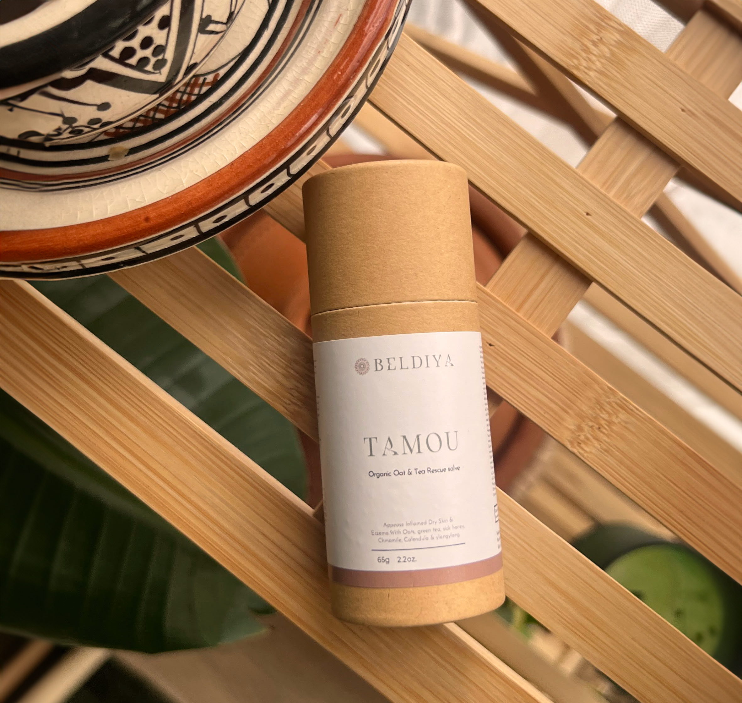 مرهم تامو العضوي لإنقاذ الأكزيما