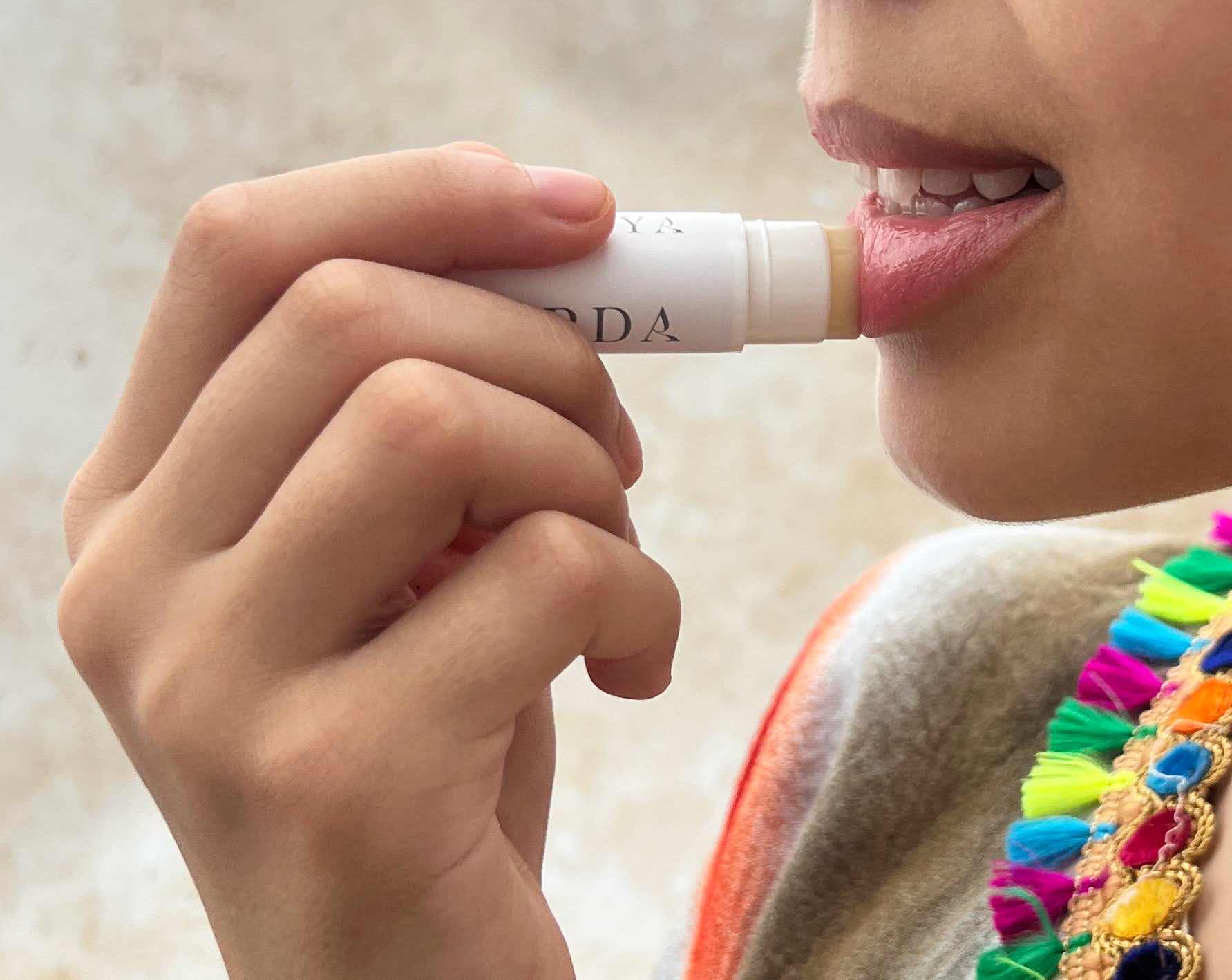 مرطب الشفاه وردة الورد والنعناع