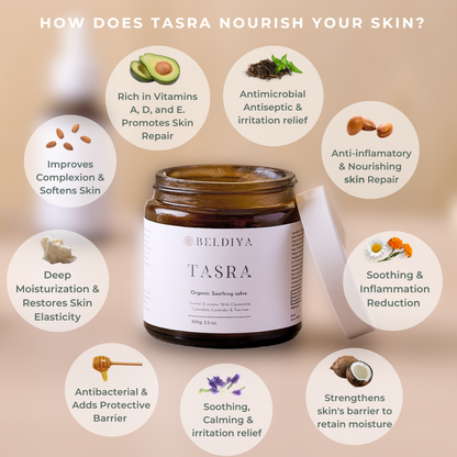 Tasra Organic salve for dry skin