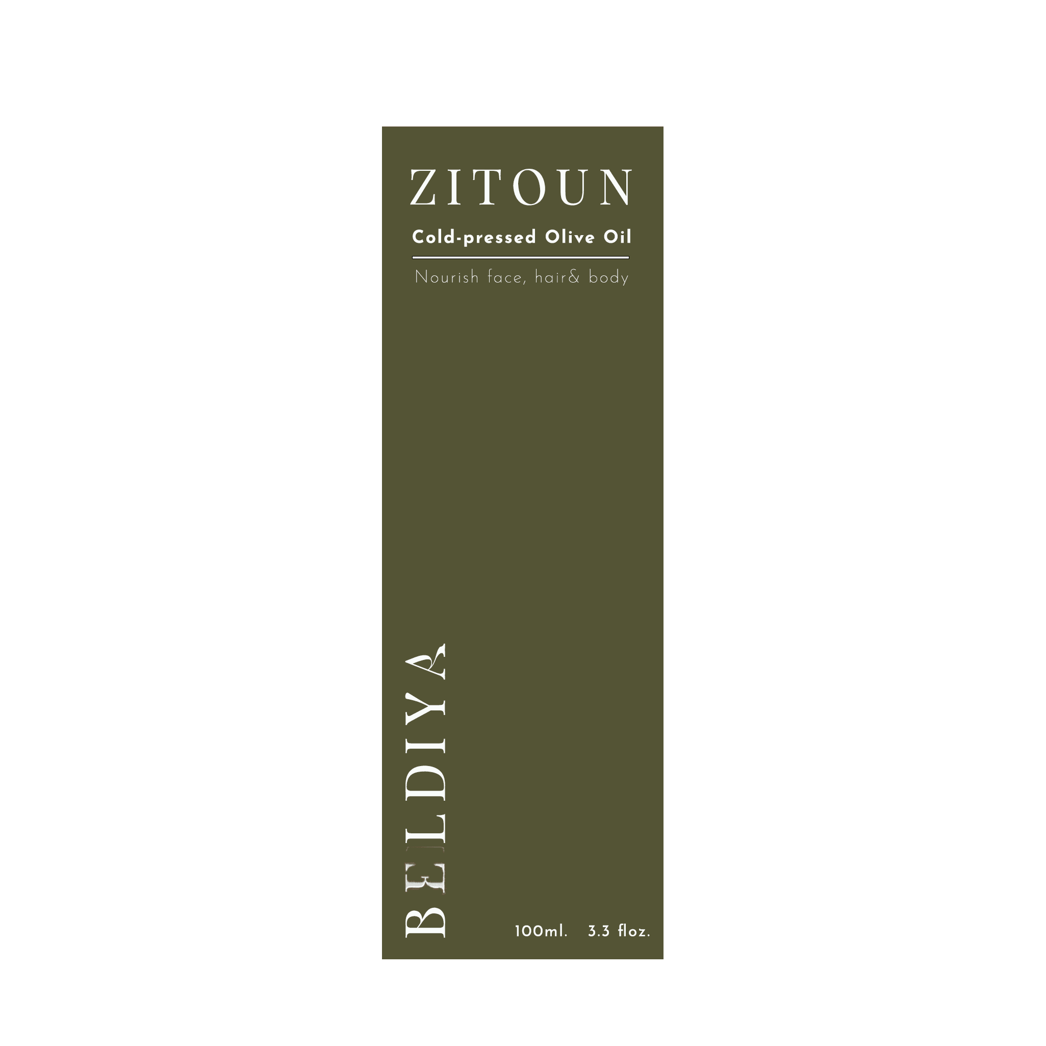 Zitoun organic cioldpressed olive oil - beldiya